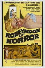 HONEYMOON OF HORROR Movie POSTER 27x40 Robert Parsons Abbey Heller Alexander