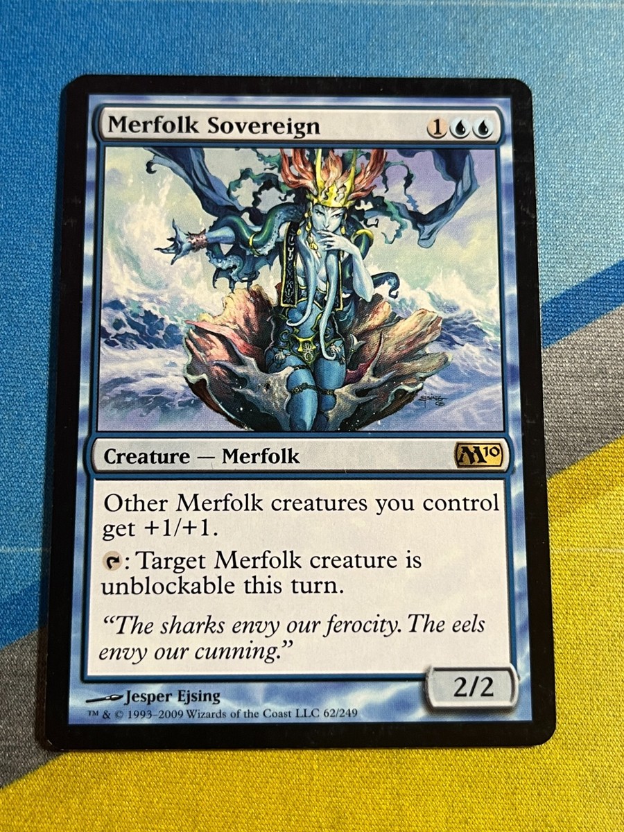 Magic the Gathering MTG M10 MERFOLK SOVEREIGN