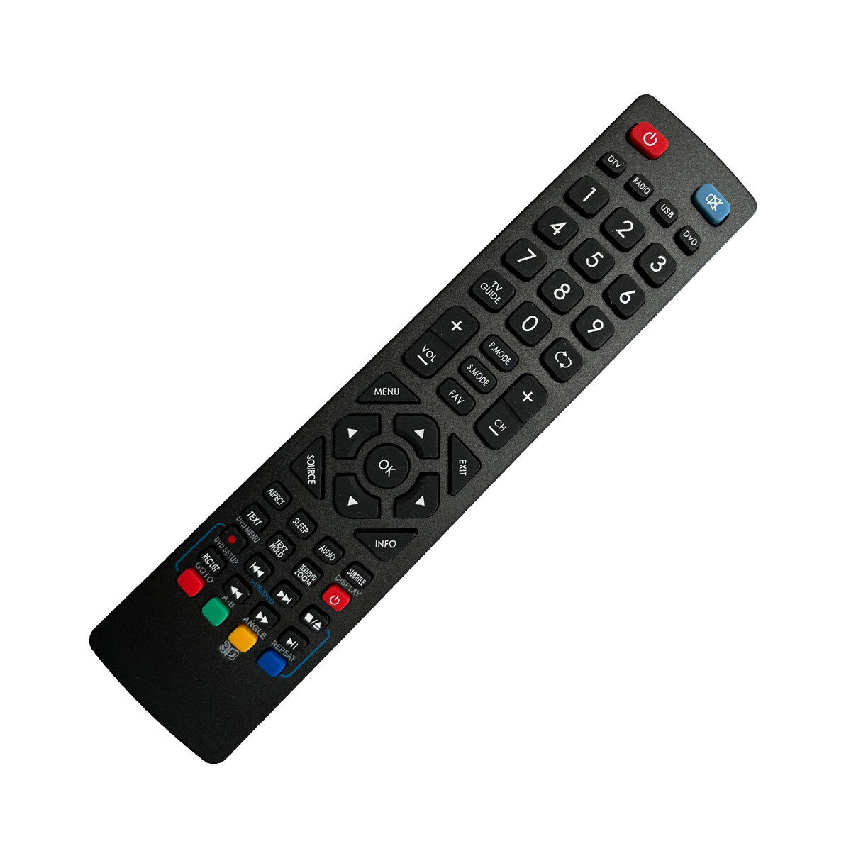 Thumbnail - Ersatz Tv Fernbedienung Für Blaupunkt Sharp Lc-32hg3542e Fernseher