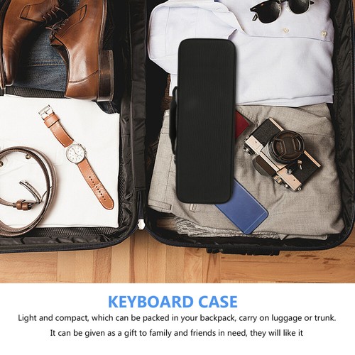 Keyboard Container Keyboard Holder Portable Keyboard Pouch Keyboard Storage Case - Afbeelding 6 van 12