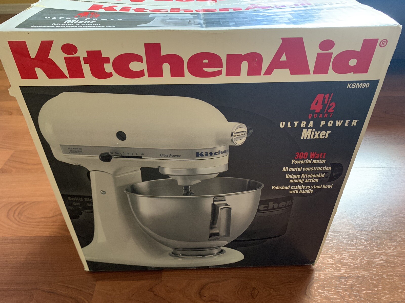 KitchenAid Stand Mixer Ultra Power 300 Watt Model KSM90 New In Box eBay