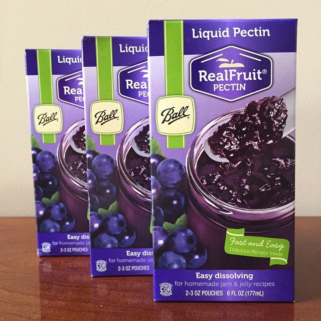 Ball RealFruit Pectin Real Fruit Liquid Pectin 3 Boxes for Jam or Jelly