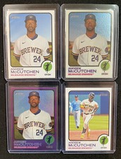 2022 Topps Heritage High Number ANDREW MCCUTCHEN Base, Purple, Image, Chrome 999
