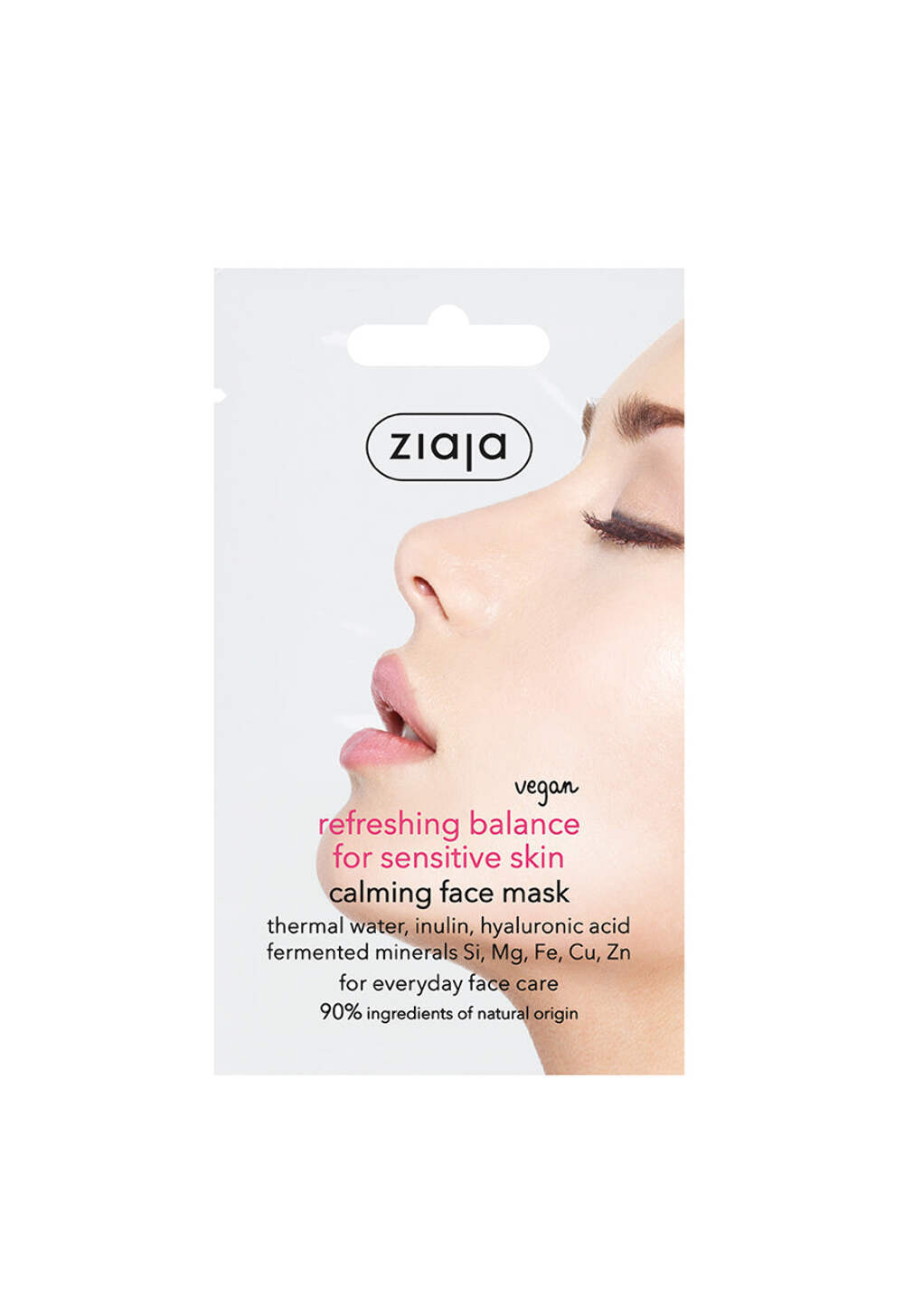 Ziaja Refreshing Balance Face Mask For Sensitive Skin 7ml OFFICIAL UK