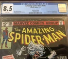 CGC 8.5/VF+ AMAZING SPIDER-MAN 194! 1979 NEWSSTAND WHITE PAGES 1ST APP BLACK CAT