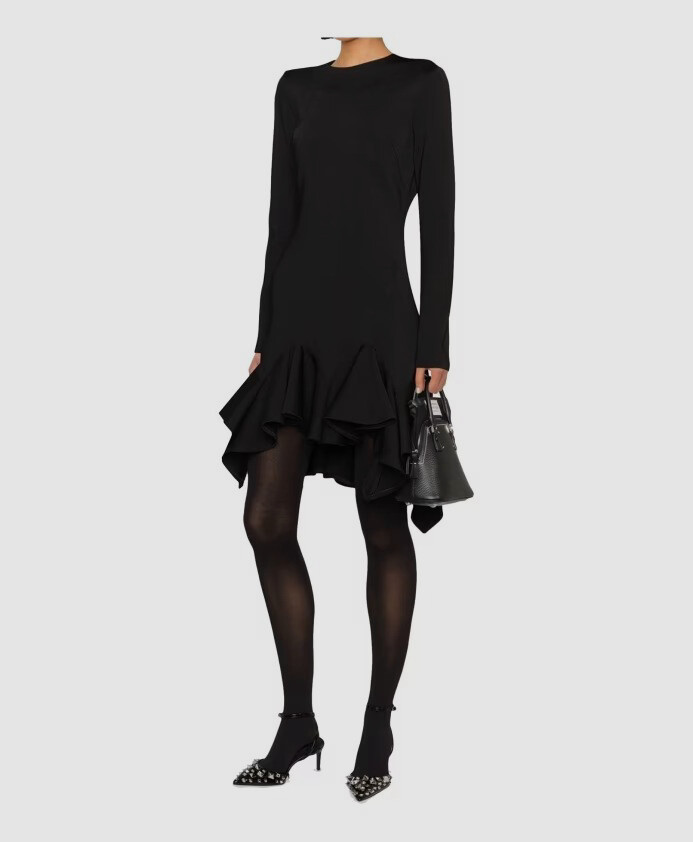 givenchy jersey dress Draped satin-jersey dress - baby pink