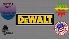 DEWALT TOOLS Vinyl Sticker Graphic Garage Truck Decal Multiple Sizes FULL COLOR