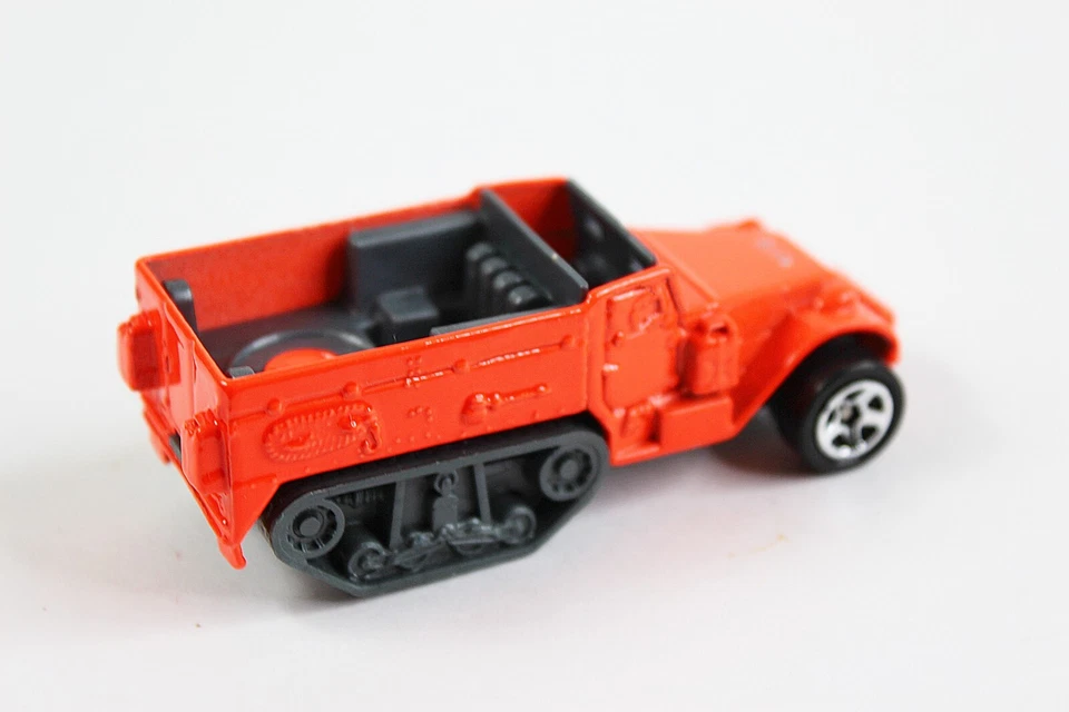 Camión con canastilla Orange Army Gun Hot Wheels Racing escala 1:64 1974 Foto 2 de 3