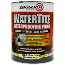 Image of Zinsser Watertite Mould and Mildew Proof Waterproofing Paint Bathroom Concrete