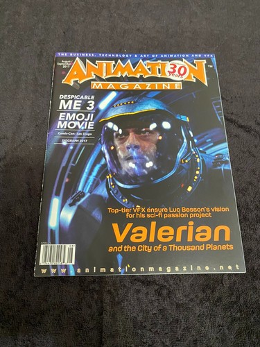ANIMATION MAGAZINE 2017 Valerian, Despicable Me 3, Emoji Movie, Planet of Apes - 第 1/15 張圖片