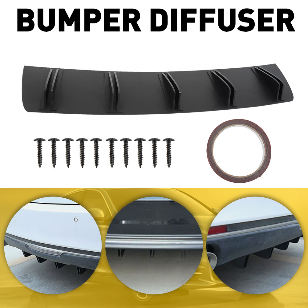 Honda Civic Accord Rear Bumper Lip Diffuser Shark Fin Spoiler Wing