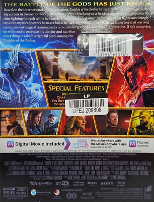 Knights of the Zodiac (Blu-ray, 2023) New/Sealed 43396633162| eBay
