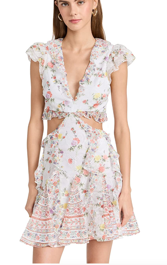 alice+olivia ★ 大胆な柄 サディ ミニ シャツドレス 0400022117022_VACATIONDREAMS?
