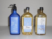 Bath  Body Works Sleep Lavender  Vanilla Lot 10 oz. Body Wash  6.5 oz. Lotion