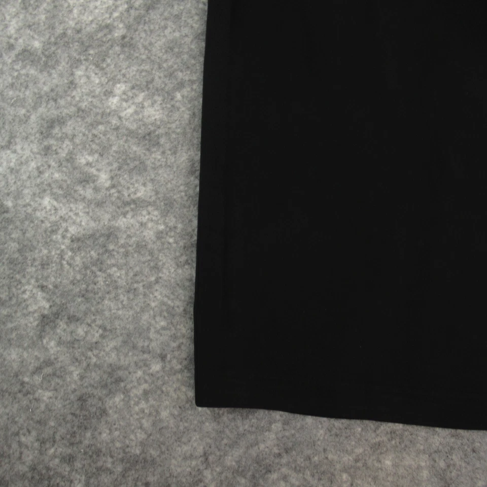 Travis Ayers Skirt Womens 10 Black Solid Maxi Rear Zip Kick Pleat Career Formal - Image 3 of 4