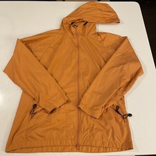 Woolrich Womens Small Full Zip Shell Hooded Windbreaker Jacket