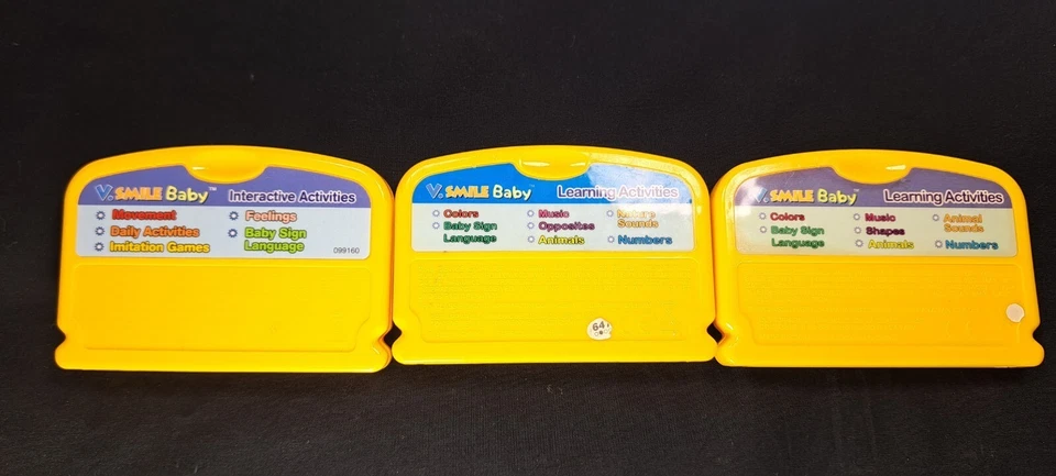 Vtech Vsmile Baby Infant Learning System 3 Game Lot - Image 2 of 4