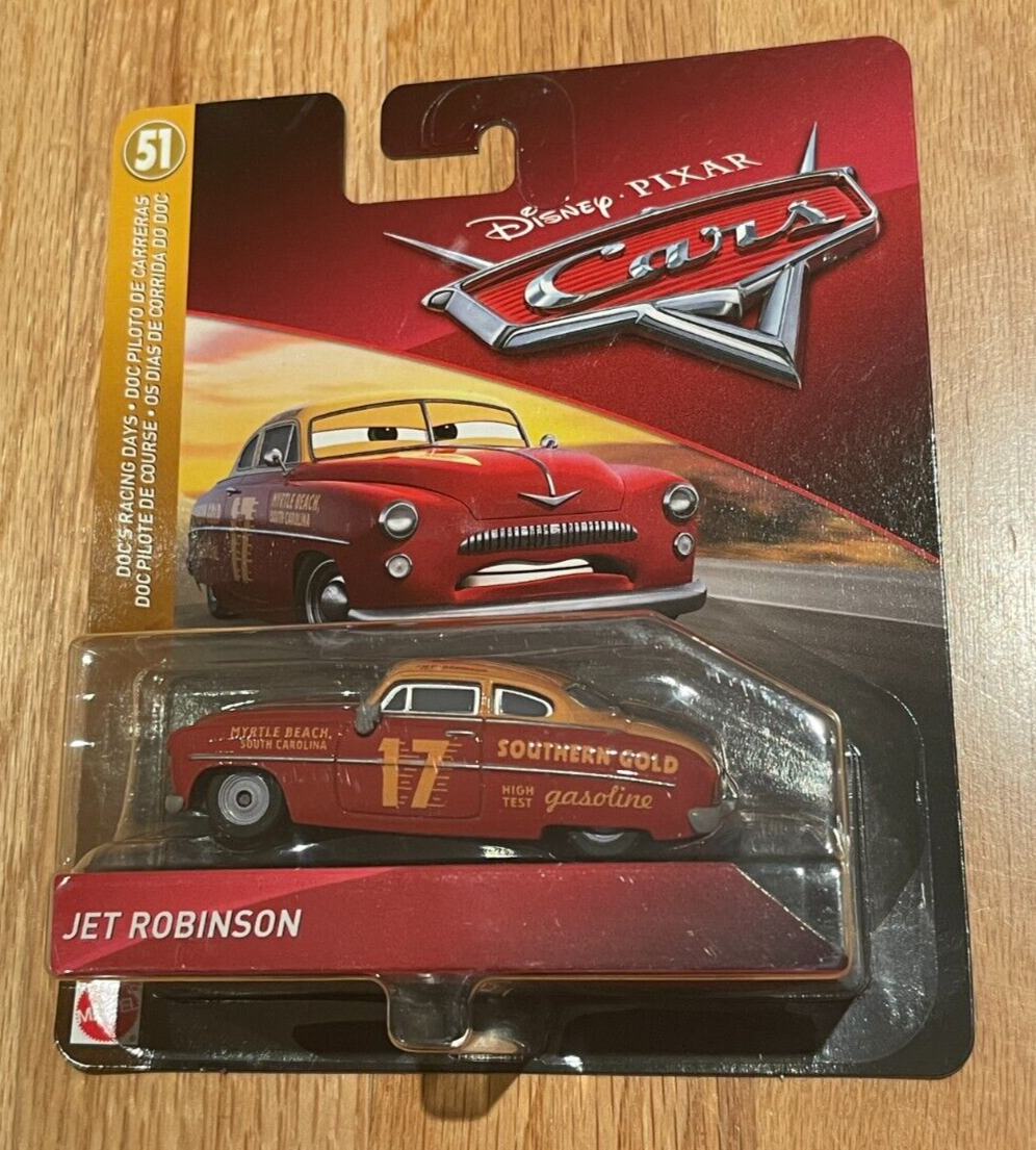 Disney Pixar Cars Jet Robinson - 2018/19 Doc's Racing Days - NIB