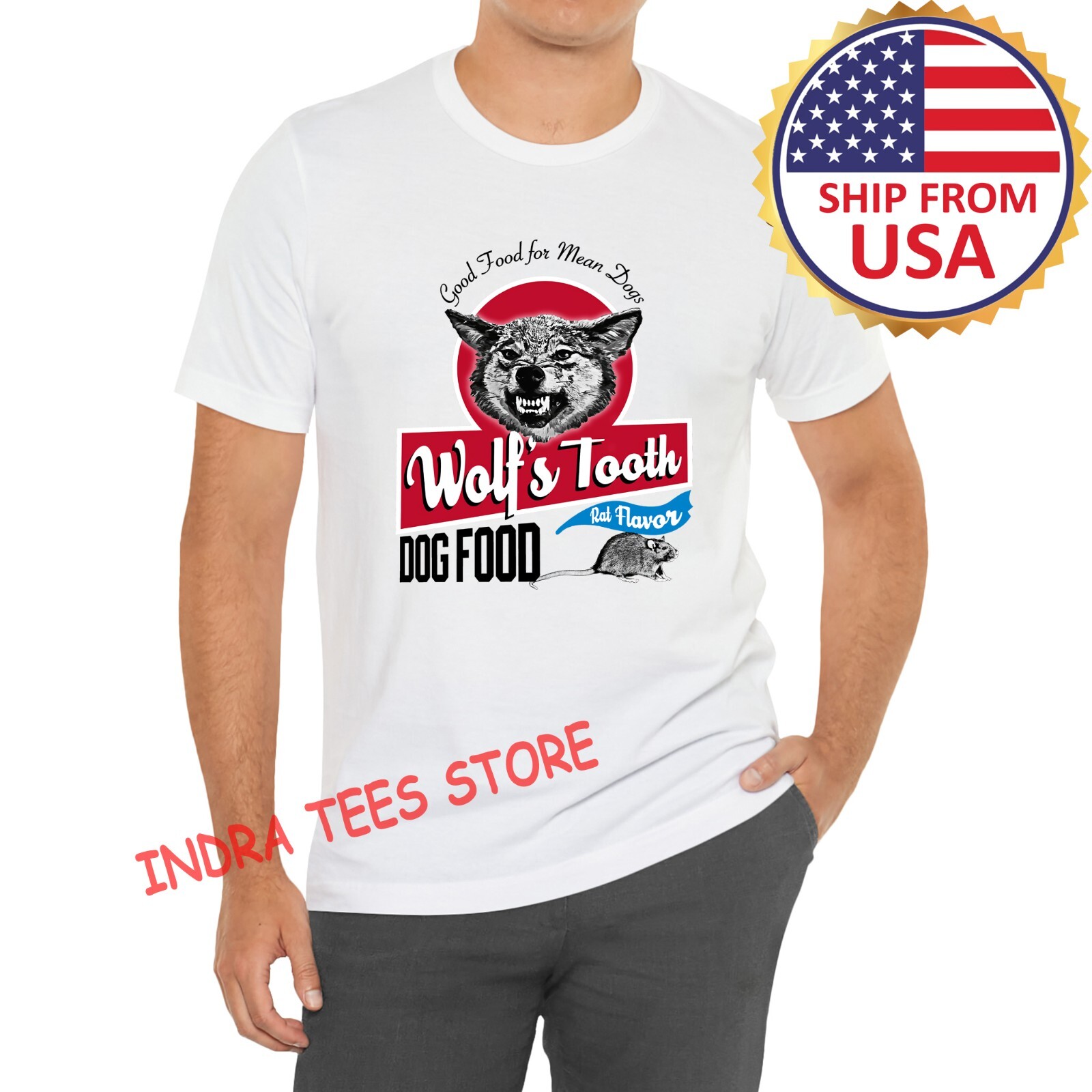 Rat Flavored Men's White Size S - 5xl
