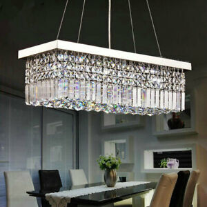 K9 Crystal Chandelier Pendant Lamp Ceiling Light Lighting Fixtures 60/80CM LED