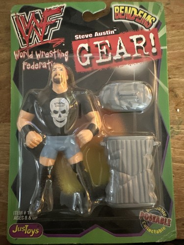 STONE COLD STEVE AUSTIN - WWE WWF JUST TOYS Gear! ...