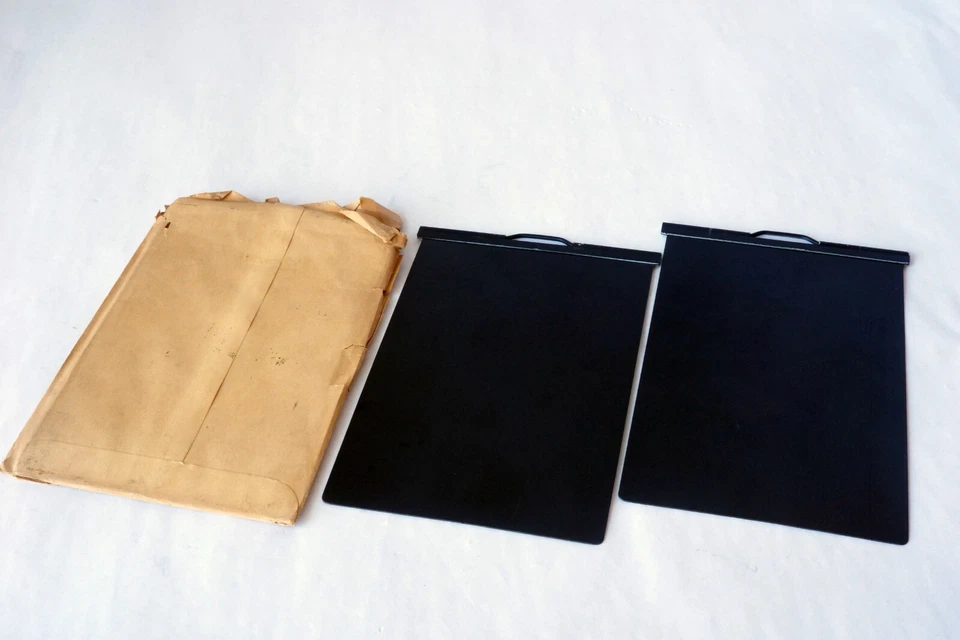 4x5 Graflex Dark Slides for Cut Film Holders 2 Pack Made in USA Unused - Image 2 of 4