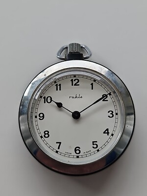 Ruhla Taschenuhr ca. 1960 Pocket  Watch 5-17