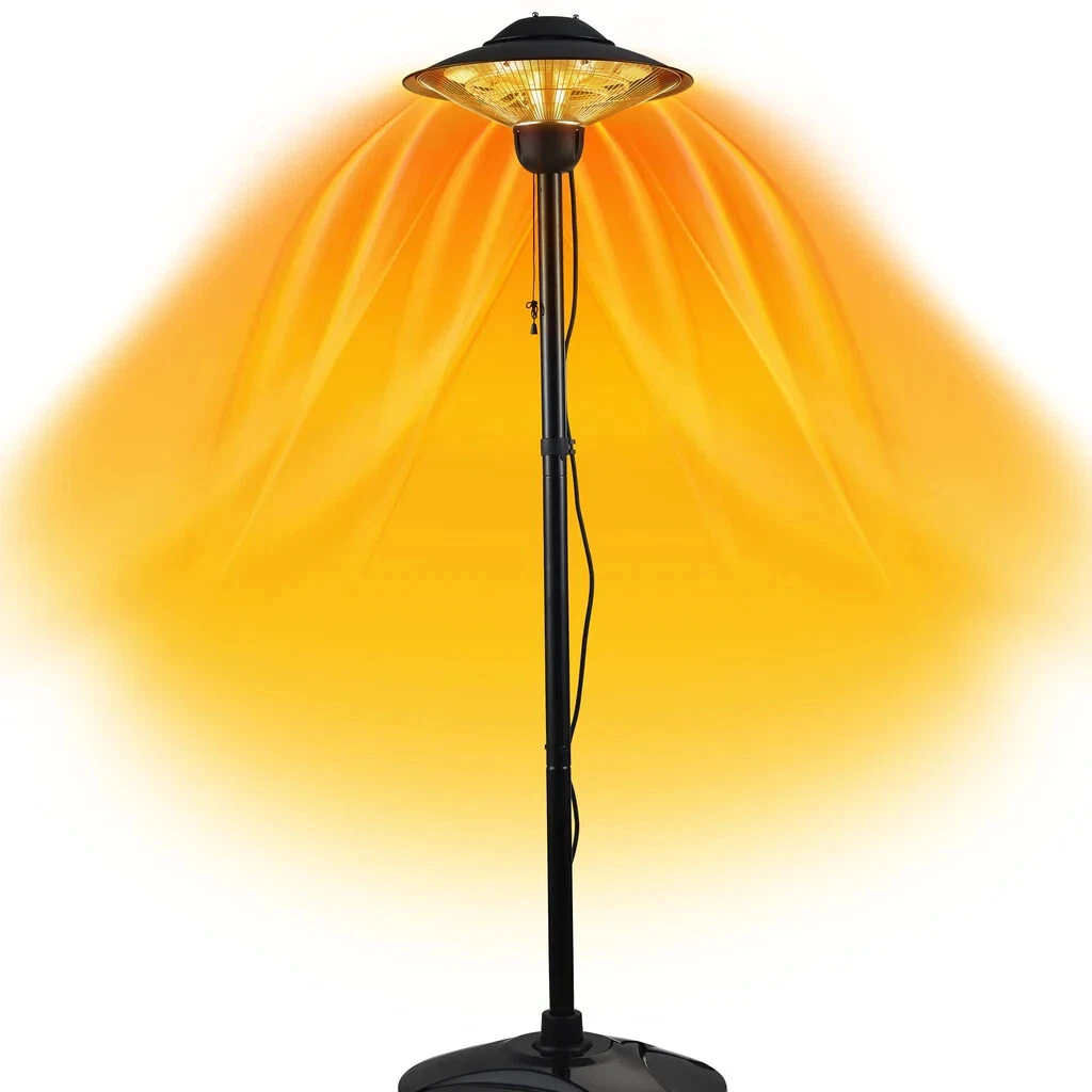 Electric Patio Heater Garden Heating 2000W Outdooru0026amp;Indoor Free Standing  RRP £89 | eBay