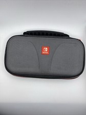 Nintendo Switch Game Traveler Travel Stand Carrying Case Grey/Red