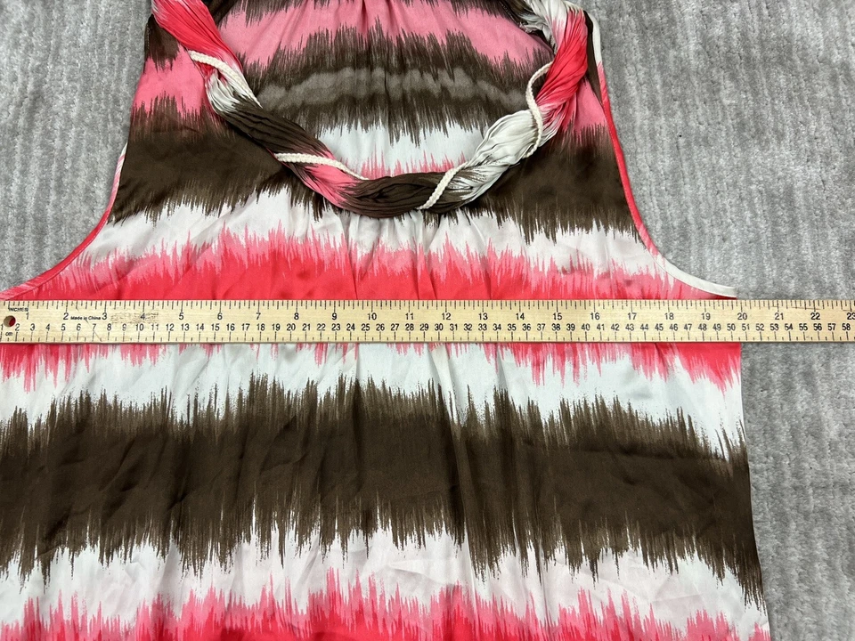 Camiseta sin mangas transparente extra grande Signature by Larry Levine informal para mujer Foto 4 de 4