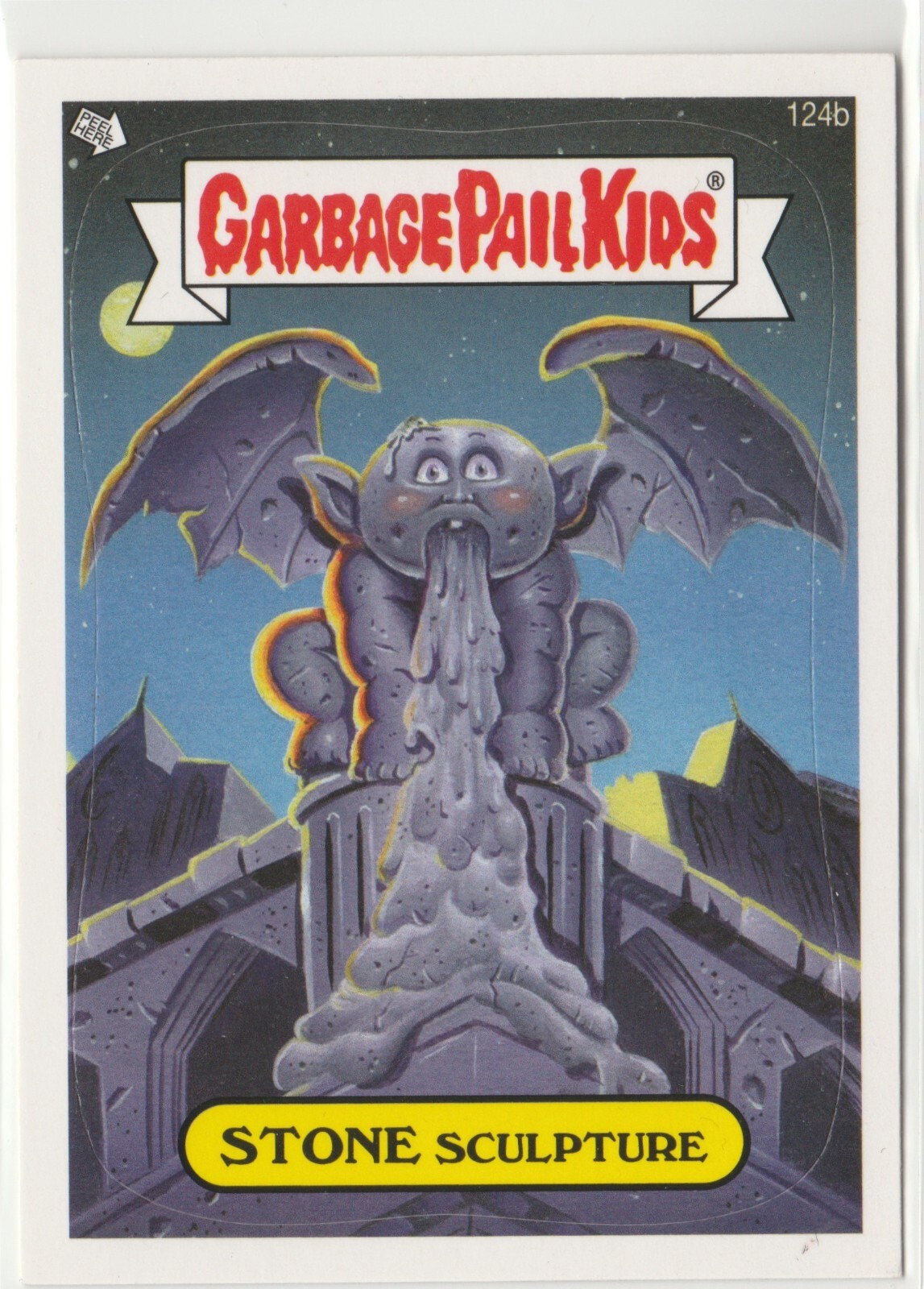 Vintage GPK 2013 Series 2 BNS2 Stone Sculpture #124b Garbage Pail Kids