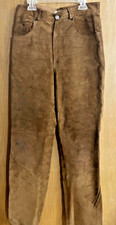 ET VOUS Suede Leather Pants Lined Vintage Riding Pants size 10