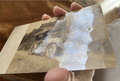 antique RPPC Haynes automobile car B.H. Dingman Plymouth WIS real photo  postcard