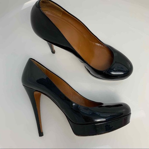 black gucci platform heels