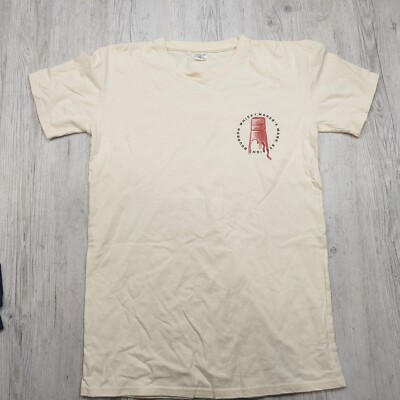 Maker's Mark Kentucky Straight Bourbon Whiskey T-Shirt Size M Unisex Promo Cream