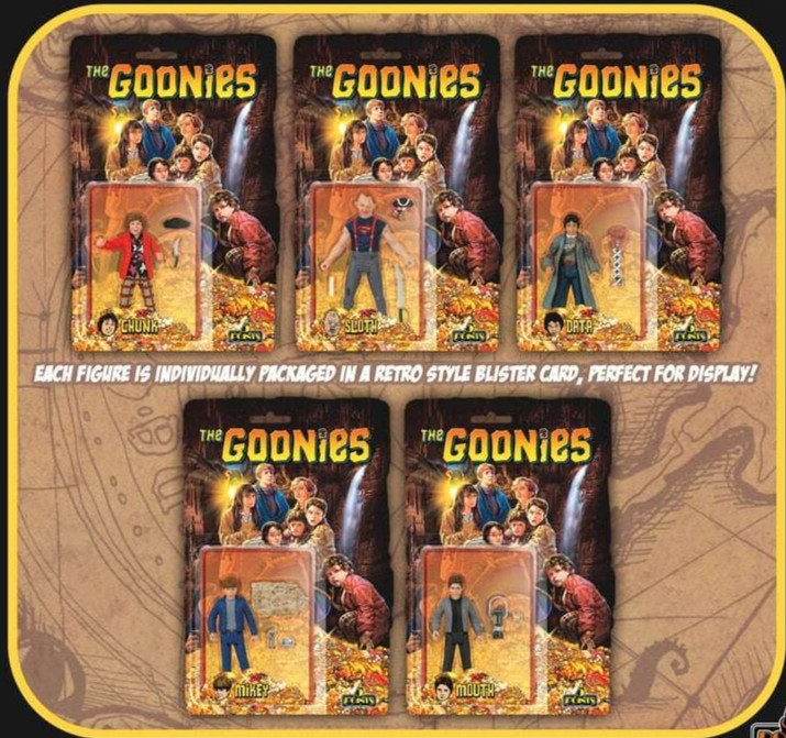 The Goonies 5 Points Action Figures Set 5 action figure Mezco