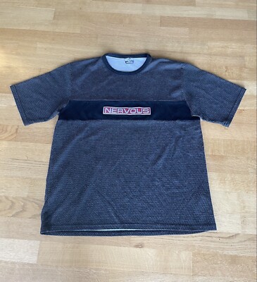 Nervous Records New York - T-shirt Uomo Vintage Stile Musica, Manica Corta