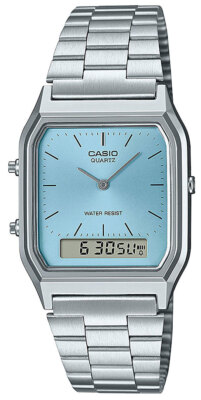 Casio Uhr Retro Armbanduhr blau AQ-230A-2A1MQYES