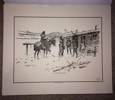 Charles M. Russell set 11 Limited Edition Pen and Ink Sketch Prints Western Art