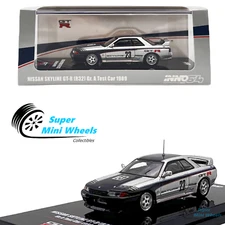 INNO64 1:64 Nissan Skyline GT-R R32 Gr.A Test Car 1989 Silver