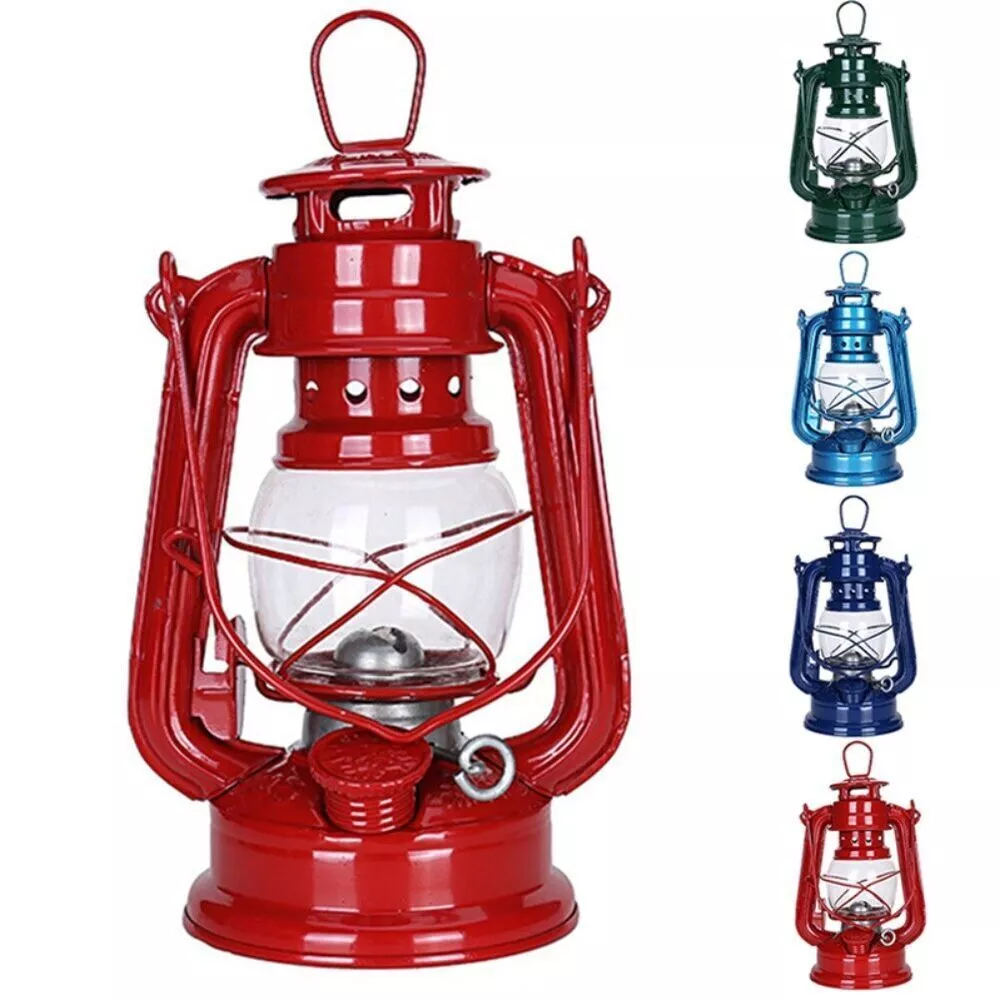 Vintage Kerosene Paraffin Oil Lantern Night Lamp Outdoor Camping