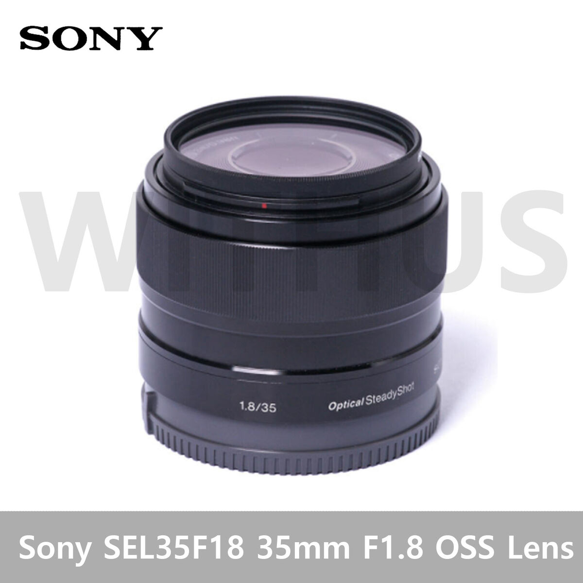 SONY SEL35F18 レンズフィルター付き