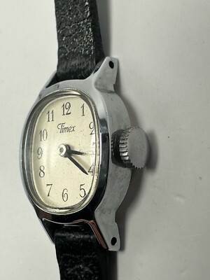 Timex Ladies Watch 1988 Manual Wind Works 18MM 7 display picture 1
