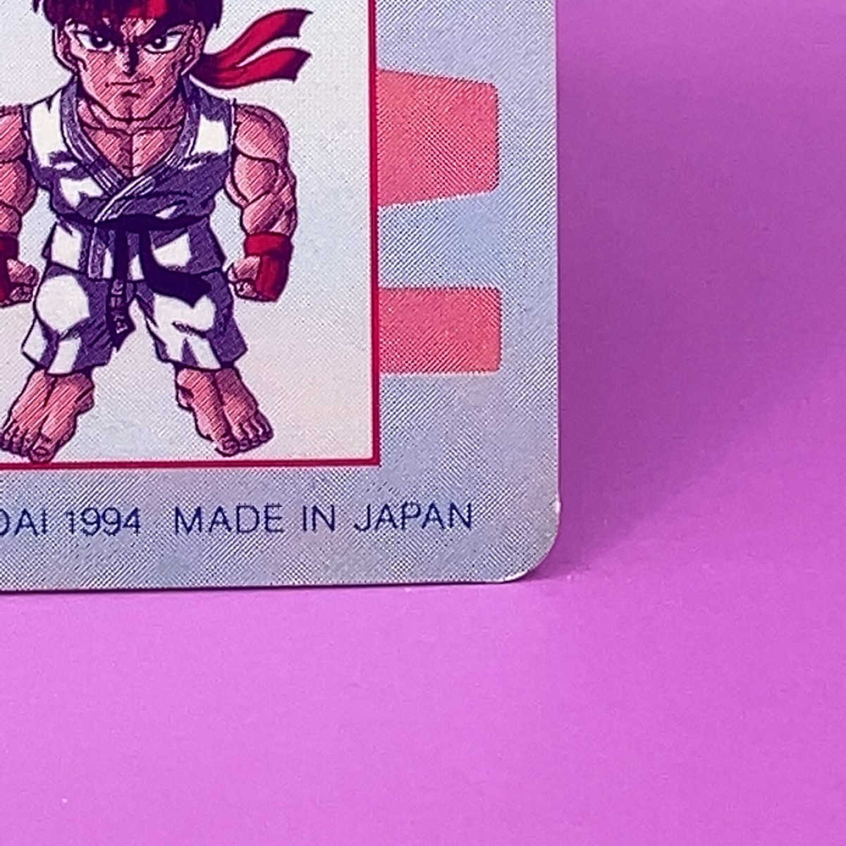 Ryu Street Fighter 2 TCG Carddass Super Famicom Video Game Card