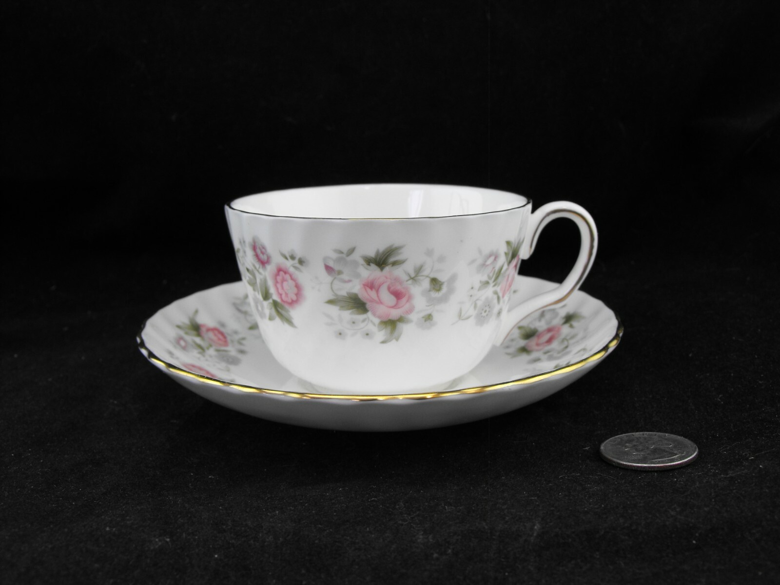 MINTON SPRING BOUQUET TEA CUP AND SAUCER eBay