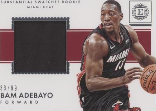 2017-18 Panini Contenders Bam Adebayo Auto RC Ticket /125 Rookie