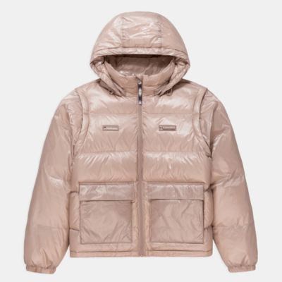 Madhappy x Columbia Nylon Puffer Women in Mauve Large NEW | eBay