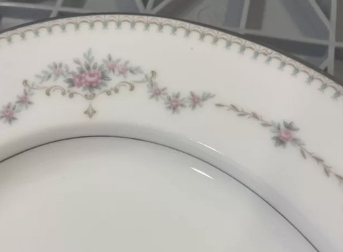 G748~ Noritake China Japan Fairmont 6102 Platinum Rim Plate Bowl Cup Platter - Picture 2 of 7