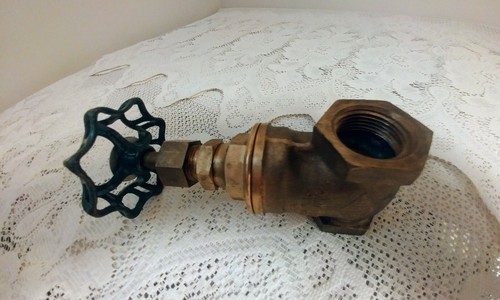Vintage Jenkins 3/4" Brass Valve, Fig.370, 125WSP, 200 OWG Org Paint Works Good - Picture 5 of 8