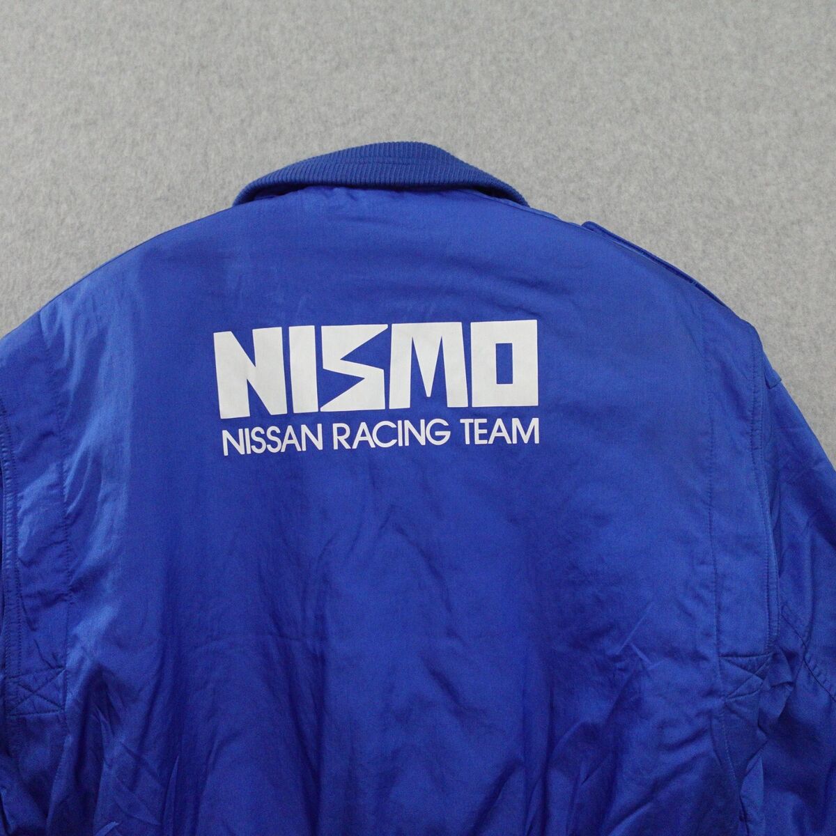 NISSAN NISMO Group C Nylon Jacket L Blue Motorsports NISSAN NISMO Group C Nylon Jacket L Blue Motorsports